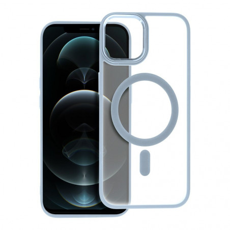 Apple iPhone 12 Pro Max Coque Matte Mag Cove MagSAFE  Bleu