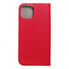 Apple iPhone 15 Plus Portefeuilles Smart Case Book Rouge