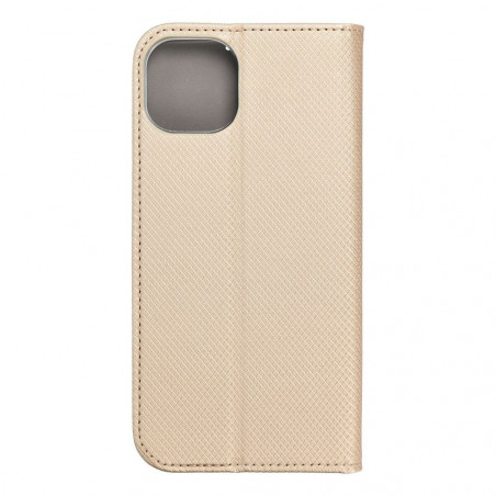 Apple iPhone 15 Plus Portefeuilles Smart Case Book Or
