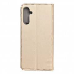 Samsung Galaxy A25 5G Portefeuilles Smart Case Book Or