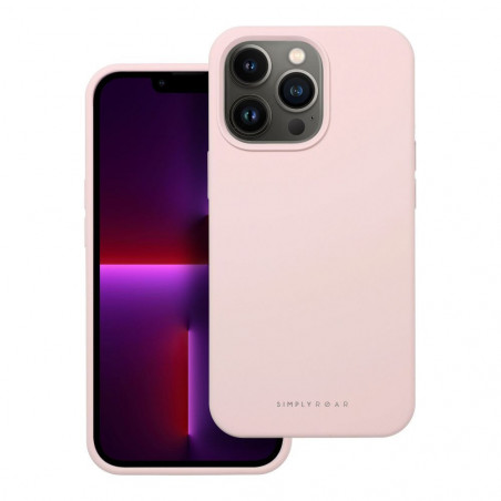 Apple iPhone 13 Pro Coque Roar Cloud-Skin Rose clair