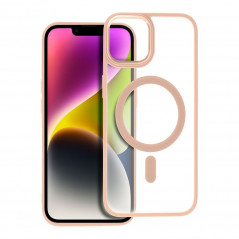Apple iPhone 14 Coque Matte Mag Cove MagSAFE  Rose