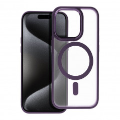 Apple iPhone 15 Pro Coque Matte Mag Cove MagSAFE  Violet (Purple)