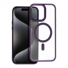 Apple iPhone 15 Pro Max Coque Matte Mag Cove MagSAFE  Violet (Purple)