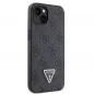 Apple iPhone 14 Coque Guess Metal Logo Starss Crossbody Élégant  Noir