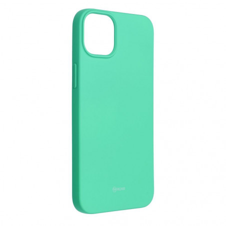 Apple iPhone 15 Plus Coque Roar Colorful Jelly Couleur menthe
