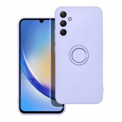 Samsung Galaxy A34 Coque Silicone ring Violet (Violet)