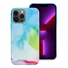 Apple iPhone 13 Pro Max Coque Leather Mag Cover Élégant  MagSAFE  Tâche de couleur