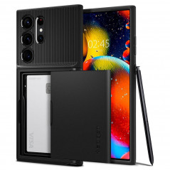 Samsung Galaxy S23 Ultra 5G Coque Spigen Slim Armor CS Noir