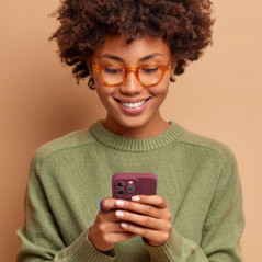 Samsung Galaxy S23 5G Coque Roar Luna Monochromatique, Élégant, Un accessoire esthétique  Rouge