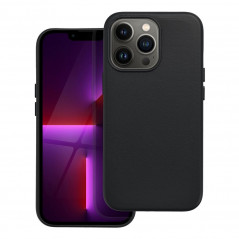 Apple iPhone 13 Pro Coque Leather Mag Cover Élégant  MagSAFE  Noir