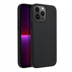 Apple iPhone 13 Pro Max Coque Leather Mag Cover Élégant  MagSAFE  Noir