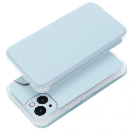 Apple iPhone 13 Portefeuilles Piano Book Bleu clair