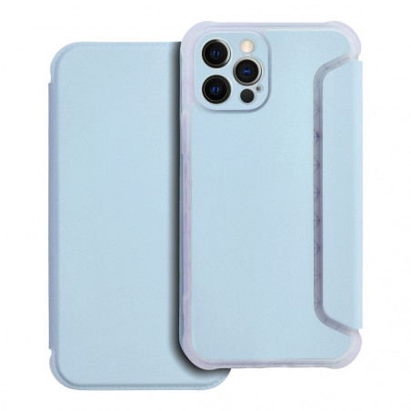 Apple iPhone 12 Pro Portefeuilles Piano Book Bleu clair