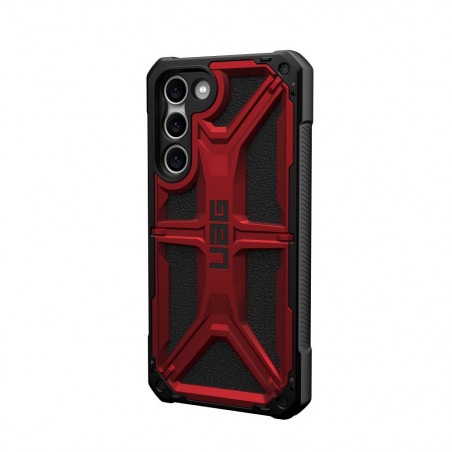 Samsung Galaxy S23 Plus 5G Coque Urban Armor Gear Monarch Étui haut de gamme  MagSAFE  Cramoisi