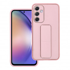 Samsung Galaxy A54 Coque LEATHER Case Kickstand Rose