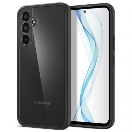 Samsung Galaxy A54 Coque Spigen Ultra Hybrid Clair comme du cristal  Noir mat