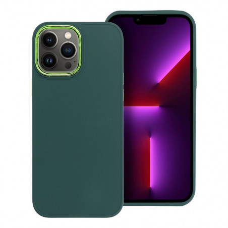 Apple iPhone 13 Pro Max Coque FRAME Élégant Vert