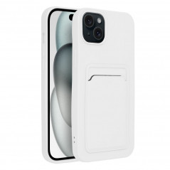 Apple iPhone 15 Plus Coque Card Blanc