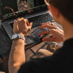 Apple iPhone 15 Pro Max Couverture durcie Armor Noir