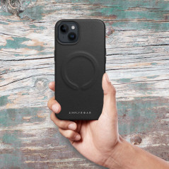 Apple iPhone 13 Pro Max Coque Roar Leather Mag Élégant  MagSAFE  Noir