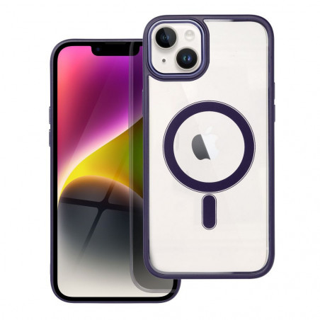 Apple iPhone 14 Plus Coque Color Edge Mag MagSAFE  Violet profond