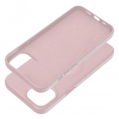Apple iPhone 15 Plus Coque Roar Leather Mag Élégant  MagSAFE  Rose vif