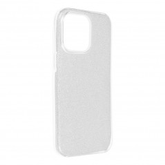 Apple iPhone 15 Pro Max Coque Shining Argenté