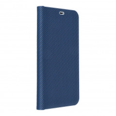 Samsung Galaxy S23 Ultra 5G Portefeuilles LUNA Book Carbon Fibre de carbone, Élégant  Bleu