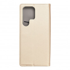 Samsung Galaxy S23 Ultra 5G Portefeuilles Smart Case Book Or