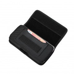 Apple iPhone 12 Pro Etui universel, Étuis horizontaux Horizontal Belt Holster OXFORD Noir