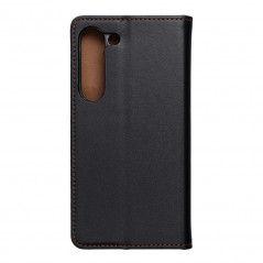 Samsung Galaxy S23 5G Portefeuilles Leather case SMART PRO Élégant  Noir
