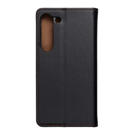 Samsung Galaxy S23 5G Portefeuilles Leather case SMART PRO Élégant  Noir