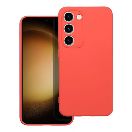 Samsung Galaxy S23 5G Coque Silicone Élégant  Pêche