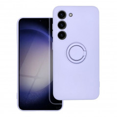 Samsung Galaxy S23 5G Coque Silicone ring Violet (Violet)