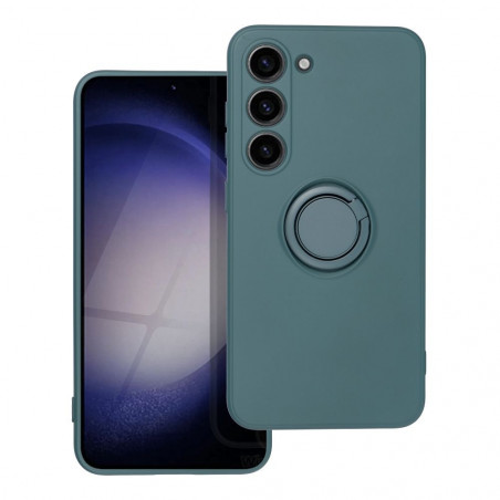 Samsung Galaxy S23 5G Coque Silicone ring Vert