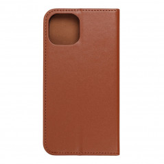 Apple iPhone 14 Portefeuilles Leather case SMART PRO Élégant  Brun
