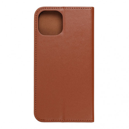 Apple iPhone 14 Portefeuilles Leather case SMART PRO Élégant Brun