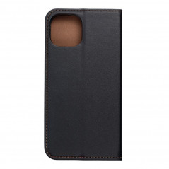 Apple iPhone 14 Portefeuilles Leather case SMART PRO Élégant  Noir