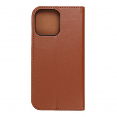 Apple iPhone 14 Pro Max Portefeuilles Leather case SMART PRO Élégant  Brun