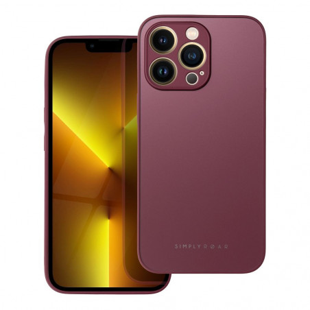 Apple iPhone XS Max Coque Roar Matte Glass Élégant  Bordeaux
