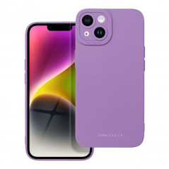 Apple iPhone 14 Coque Roar Luna Monochromatique, Élégant, Un accessoire esthétique  Violet (Violet)