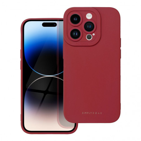Apple iPhone 14 Pro Max Coque Roar Luna Monochromatique, Élégant, Un accessoire esthétique  Rouge