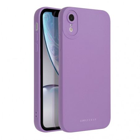 Apple iPhone XR Coque Roar Luna Monochromatique, Élégant, Un accessoire esthétique Violet (Violet)