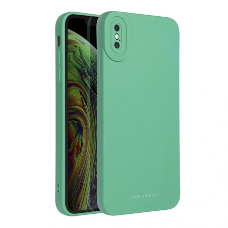 Apple iPhone XS Coque Roar Luna Monochromatique, Élégant, Un accessoire esthétique  Vert