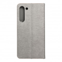 Samsung Galaxy S23 Plus 5G Portefeuilles LUNA Book Gold Élégant  Argenté