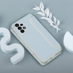 Samsung Galaxy S23 Plus 5G Portefeuilles Piano Book Bleu clair