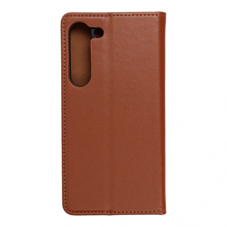 Samsung Galaxy S23 5G Portefeuilles Leather case SMART PRO Élégant  Brun