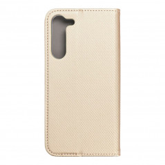 Samsung Galaxy S23 Plus 5G Portefeuilles Smart Case Book Or