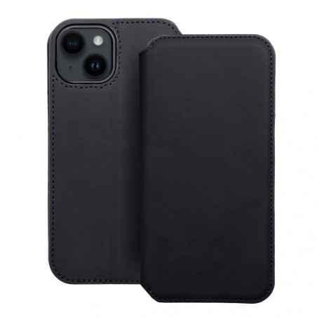 Apple iPhone 14 Portefeuilles Dual Pocket book Noir
